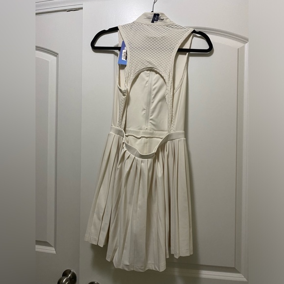 Prince for Target Pickleball Women's Zip-Front Pleated Dress - Cream S - Picture 5 of 5
